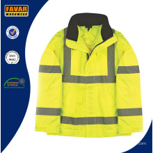 Hi-Vis Yellow Lightweight Bomber Jacket